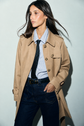 Trench court en coton - VANIA