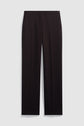 A pair of black dress pants with straight legs, side pockets, and a flat front, displayed on a plain light background—these pantalon de tailleur offer a timeless look perfect for any occasion. Ideal as a pantalon femme chic option for both professional and elegant settings.