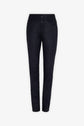 MAUREEN - pantalon slim en coton enduit