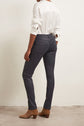 MAUREEN - pantalon slim en coton enduit