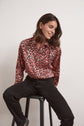 LICIA - Pantalon droit avec taille élastiquée