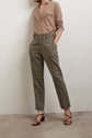 LILLIA - Pantalon 7/8 prince de galles
