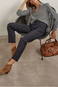 Livia - Pantalon 7/8 en laine mélangée