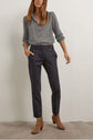 Livia - Pantalon 7/8 en laine mélangée