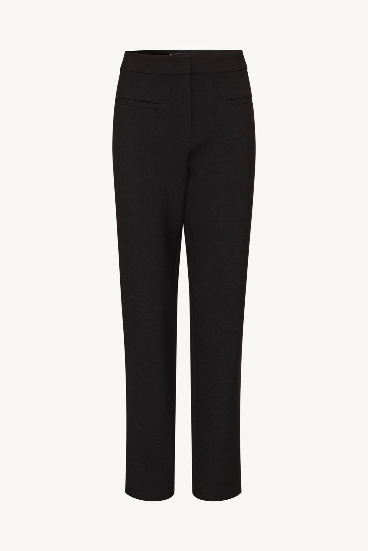 Lucie - Pantalon droit en crêpe 7/8
