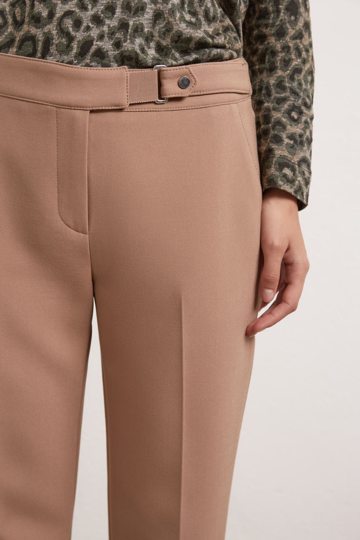 Pantalon 7/8 en crêpe