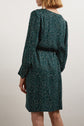 Tracey - Robe ceinturée à imprimé animalier