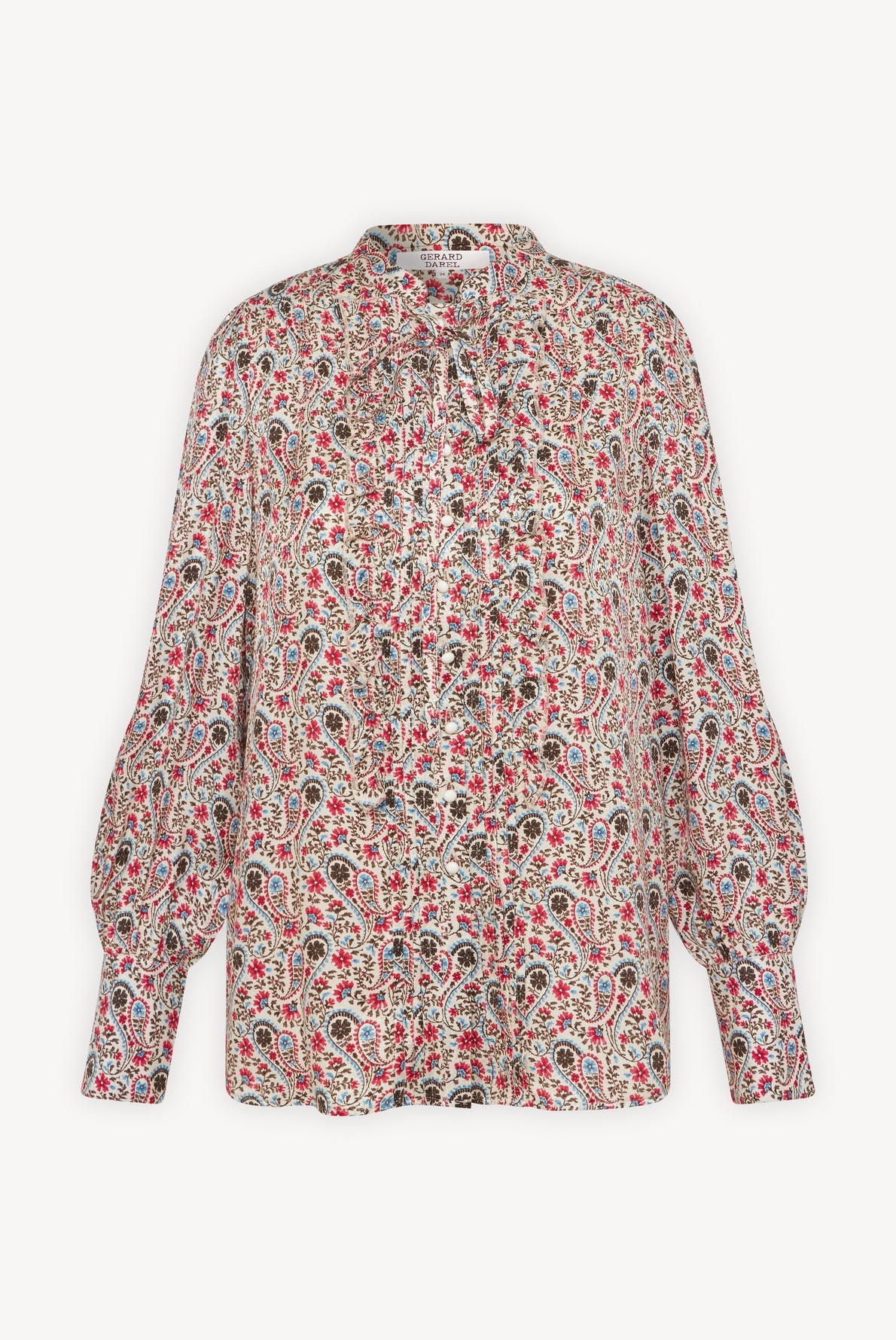 Chemise à volants en voile de coton - CALICIA