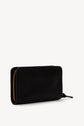 Portefeuille en cuir grainé intérieur métallisé- WALLET