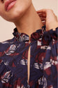Robe courte et ample avec détails volantés - JULY