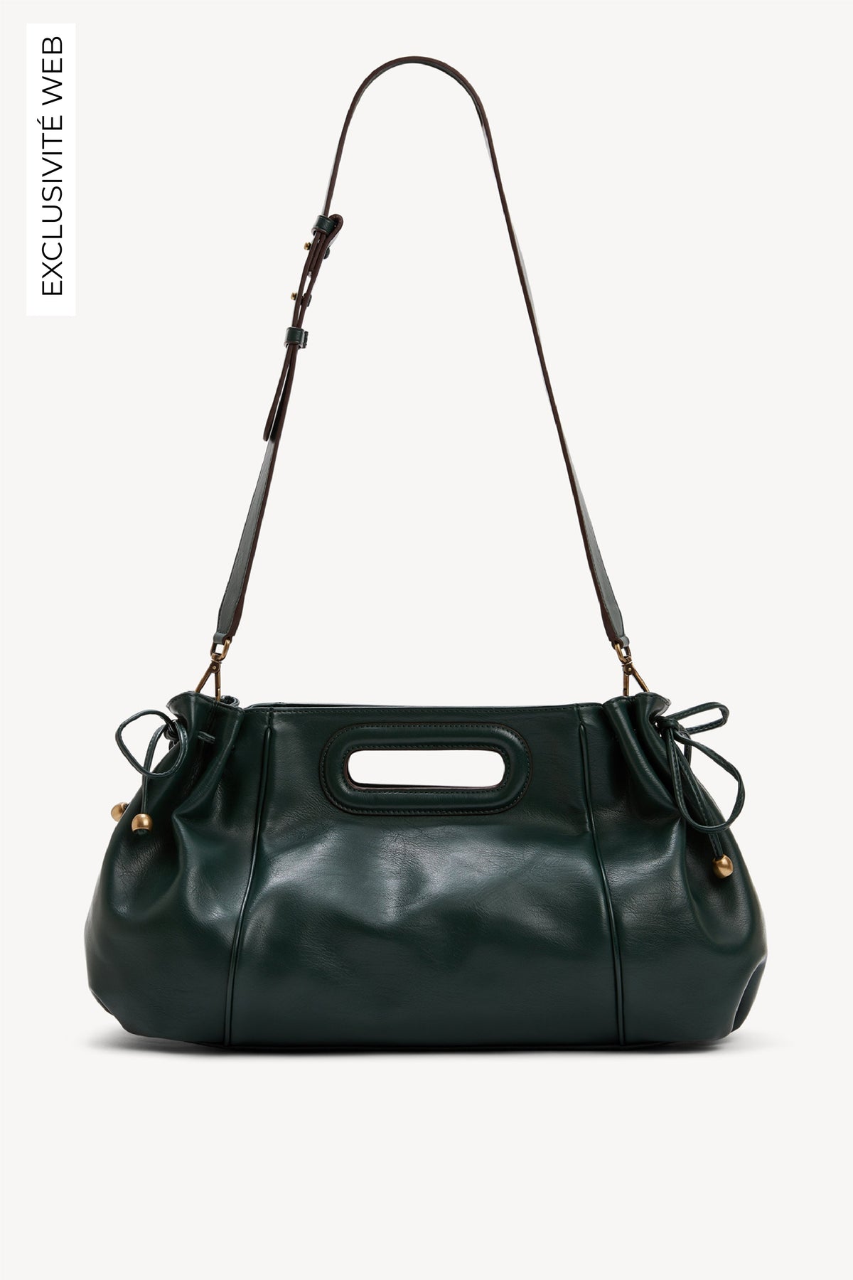 Sac à main en toile enduite effet cuir - DANY