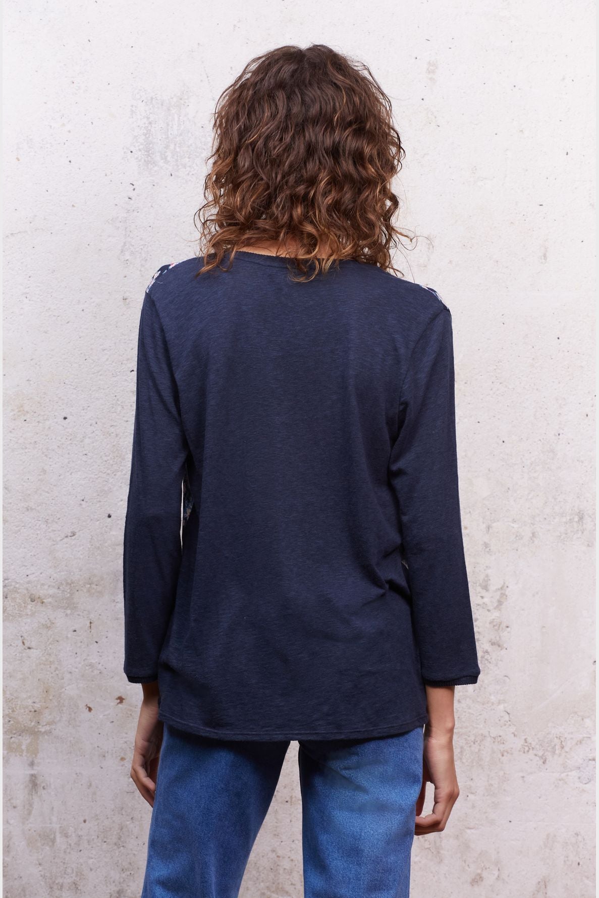 T-shirt bi-matière - ALEXIE