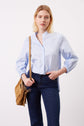 Blouse en coton à rayures - CALICIA