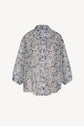 Chemise imprimée en voile de coton et soie - CARLO