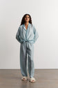 Pyjama en soie - Bleu ciel