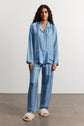 Pyjama en soie - Bleu
