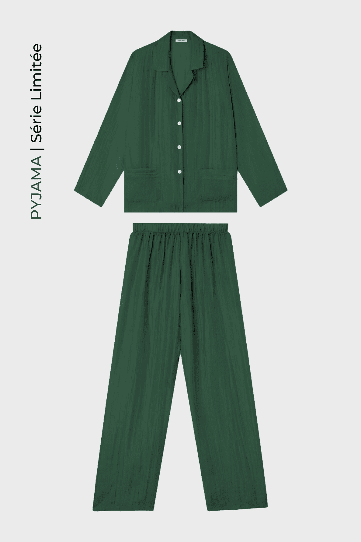 Pyjama en soie - Vert
