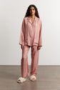 Pyjama en soie - Vieux rose