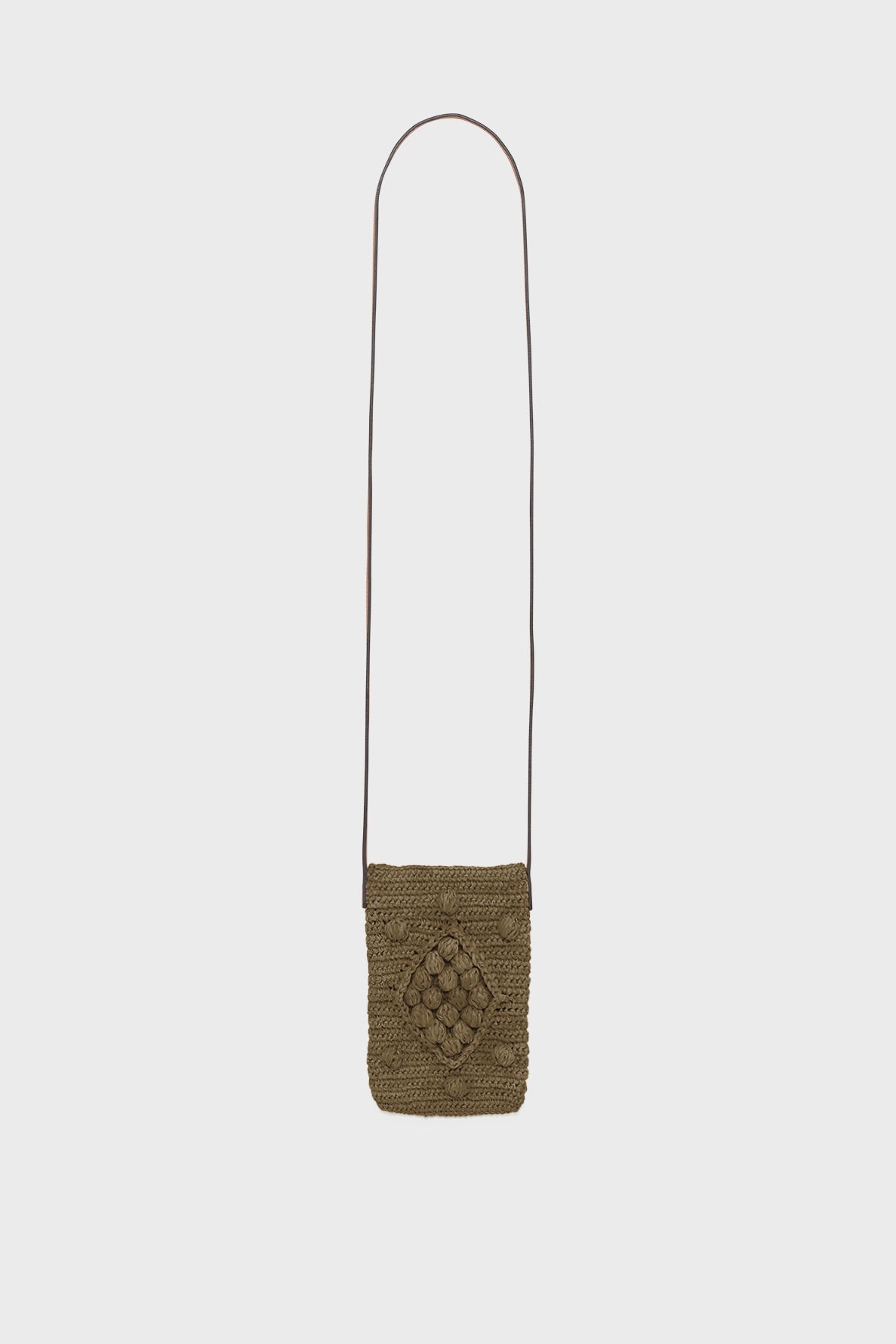 Telephone holder in raffia - ROSIE