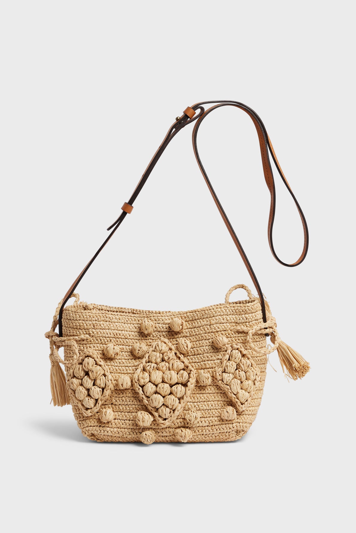 Raffia crossbody - MINI 24
