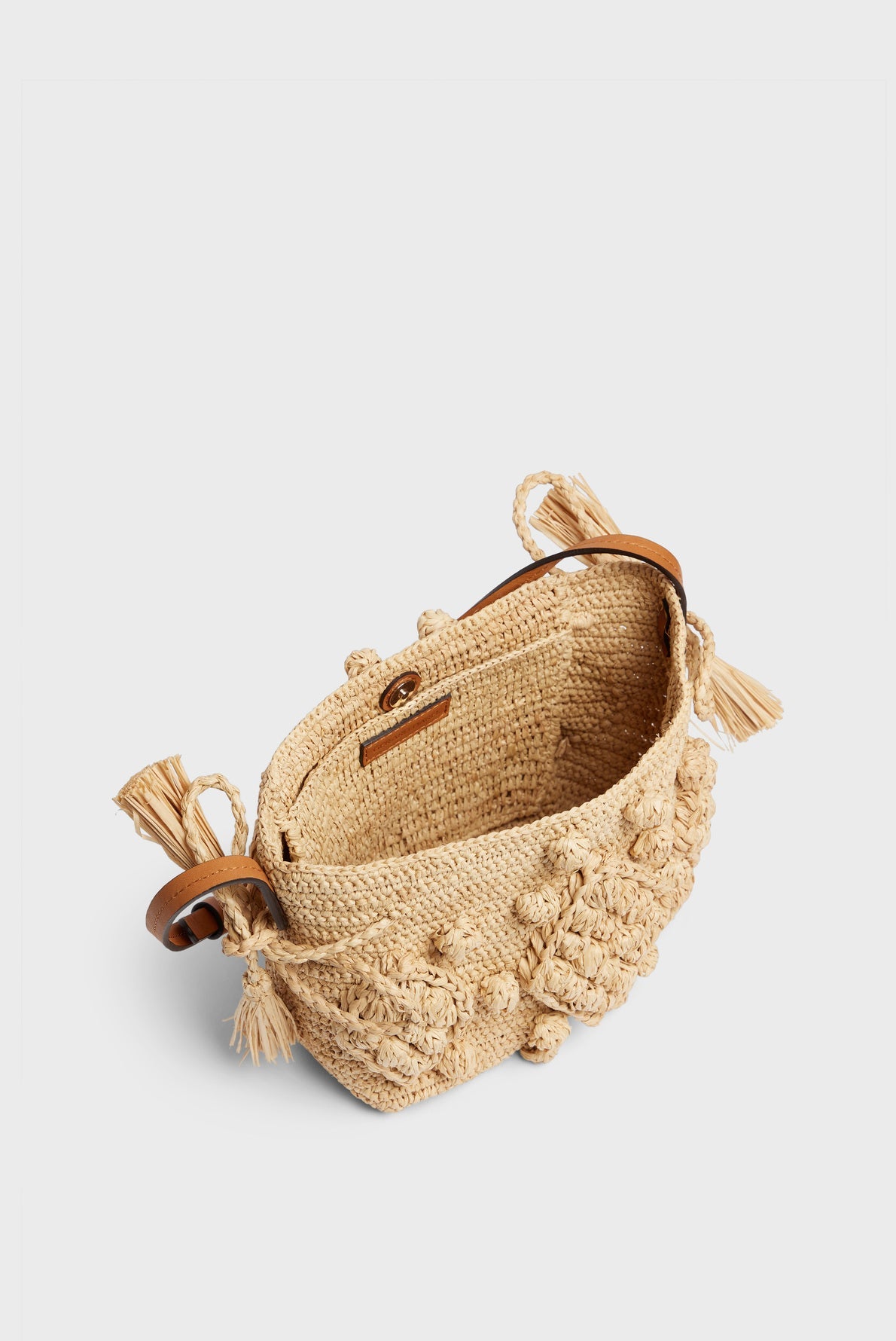 Raffia crossbody - MINI 24