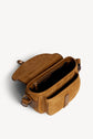 Saddle bag in suede leather - GYPSY