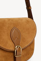 Saddle bag in suede leather - GYPSY