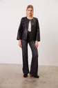 Veste courte en cuir lisse - MARILOU