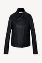Veste biker en cuir lisse - MAENA