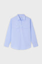 Chemise en popeline rayée - CANELLE