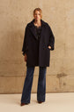 Manteau oversize en jacquard - SARAH
