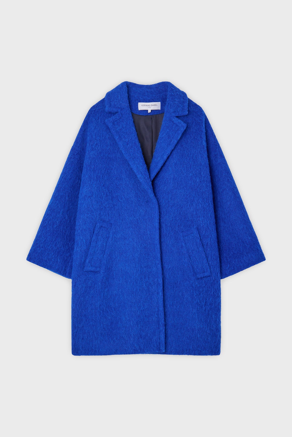 Manteau oversize en laine coloré - SALMA