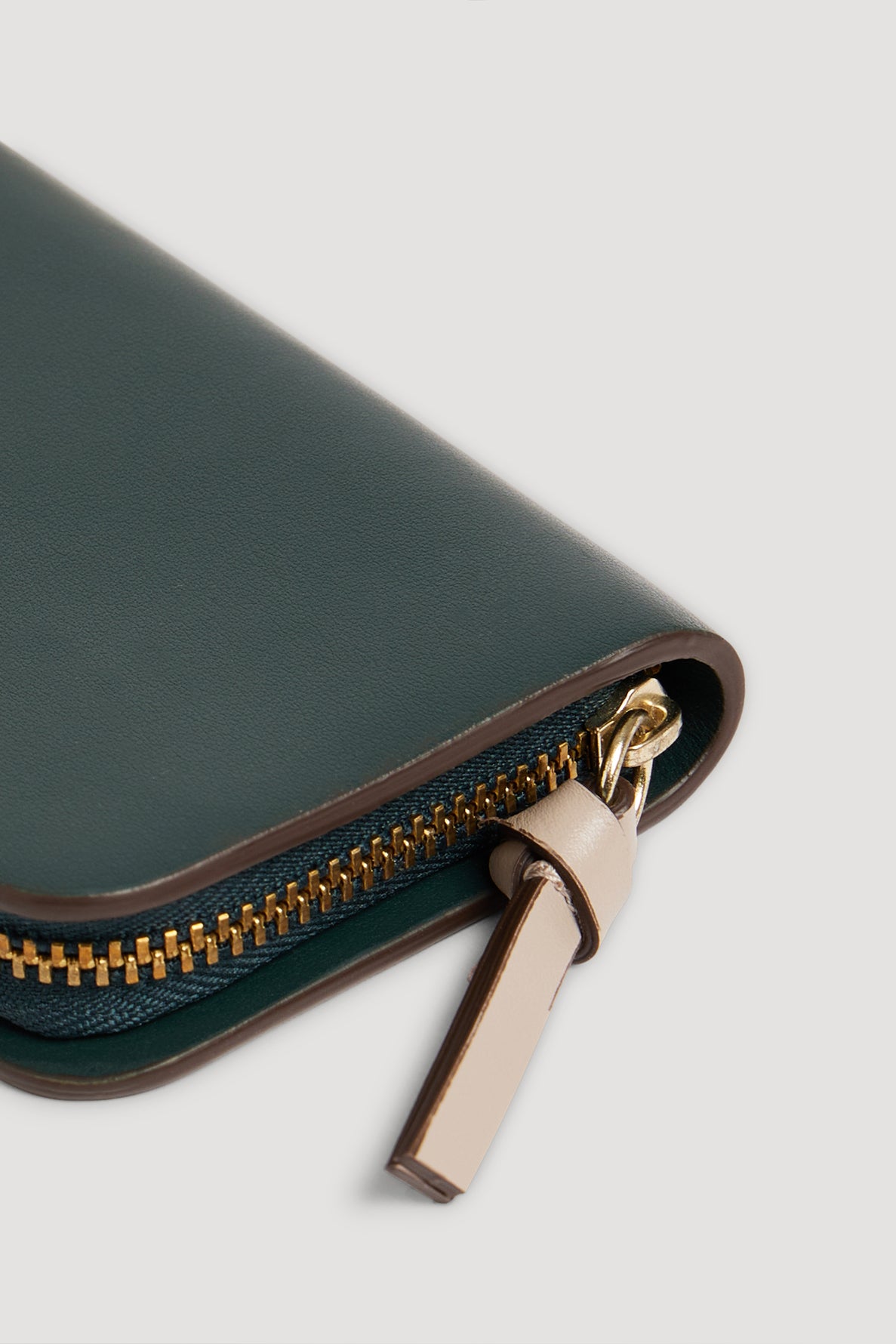 MINI WALLET - Wallet in plain leather