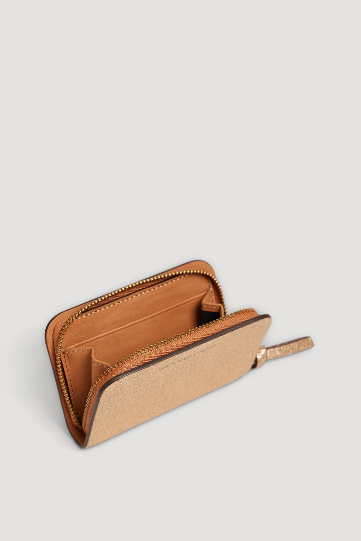 Wallet in metallic leather - MINI WALLET