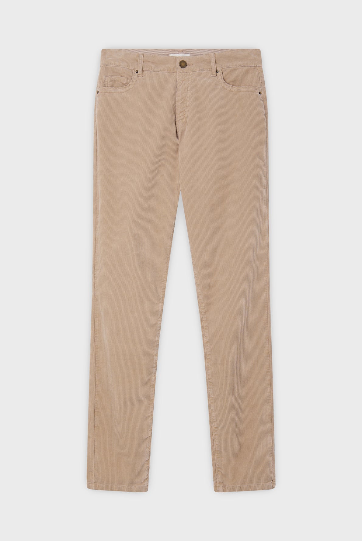 Pantalon jean en velours côtelé stretch - ELIENOR