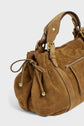 !24H ZIP - Sac à main en cuir velours