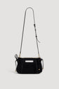 Sac à main en cuir velours intérieur métallisé - MINI DANY