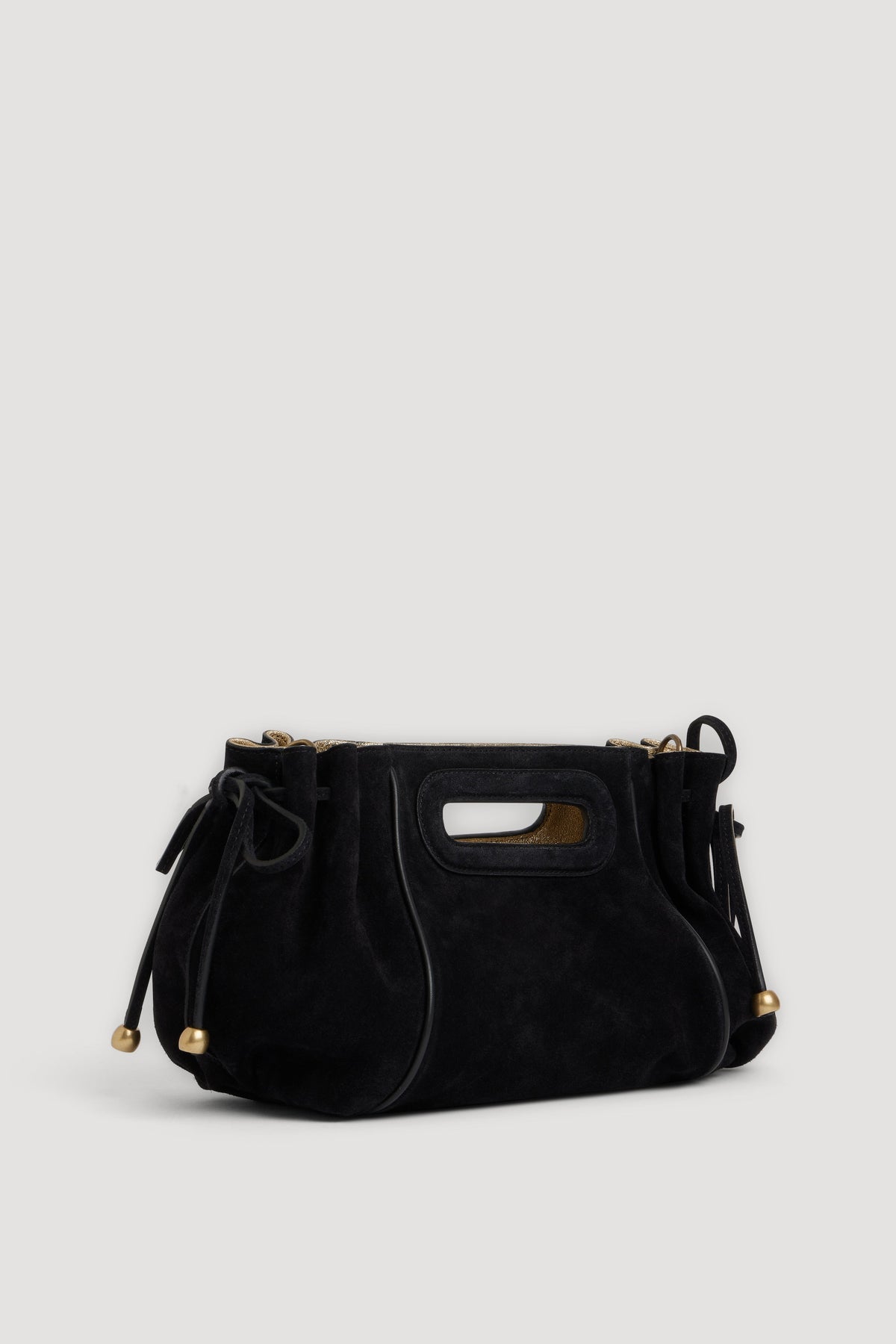 Sac à main en cuir velours intérieur métallisé - MINI DANY