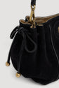 Sac à main en cuir velours intérieur métallisé - MINI DANY