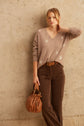 LAULA - Cashmere sweater with star motif