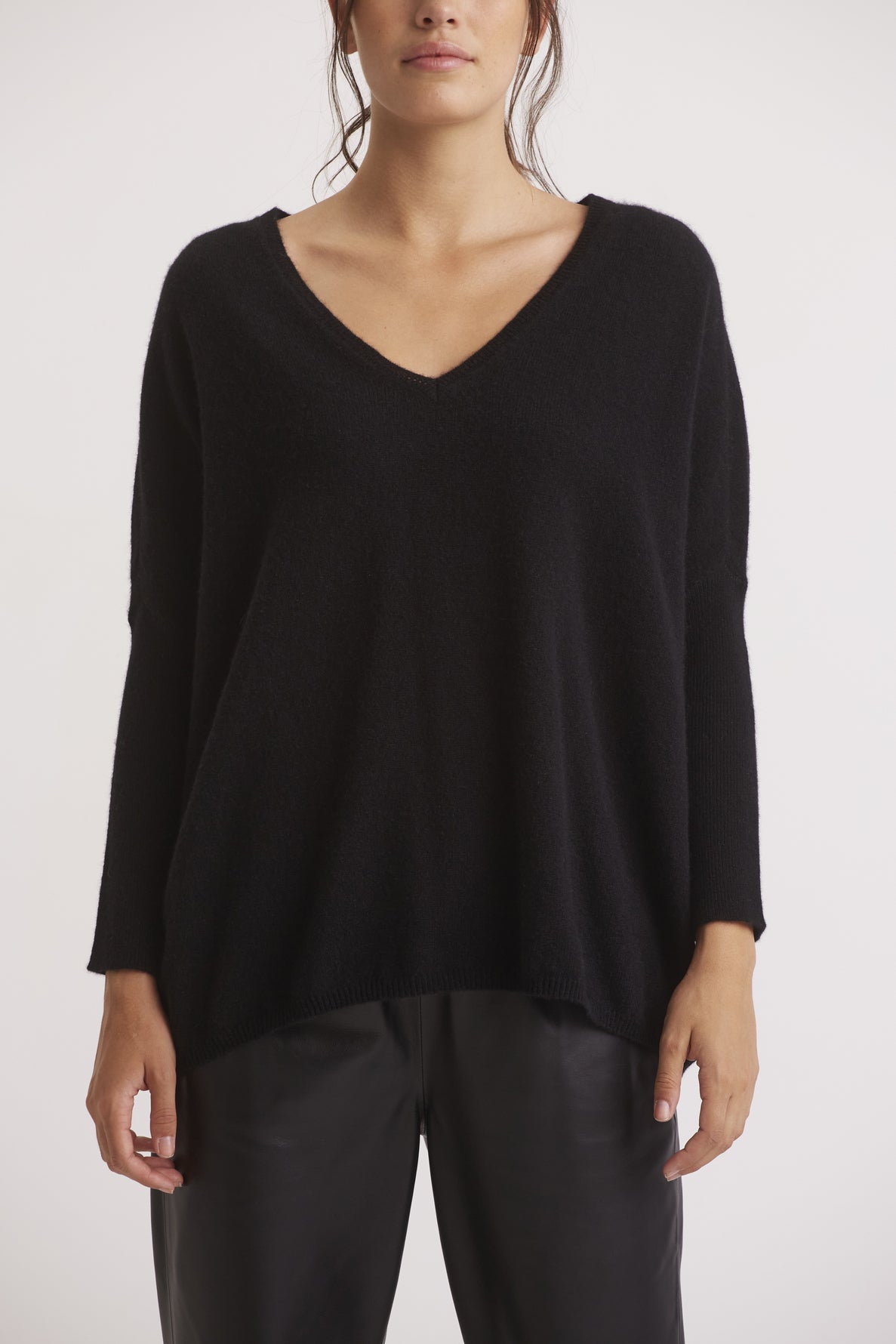 Pull poncho en cachemire - LISE