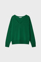 Pull V uni en laine douce - LÉONIE