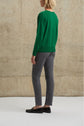 Pull V uni en laine douce - LÉONIE