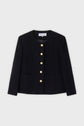 NALY - Tweed jacket with gold buttons