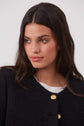 NALY - Tweed jacket with gold buttons