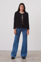 NALY - Tweed jacket with gold buttons