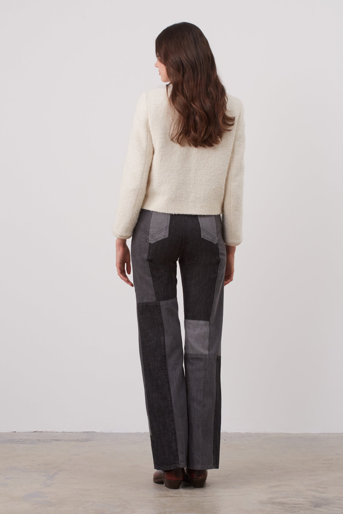 NEREA - Tweed jacket with braided trim