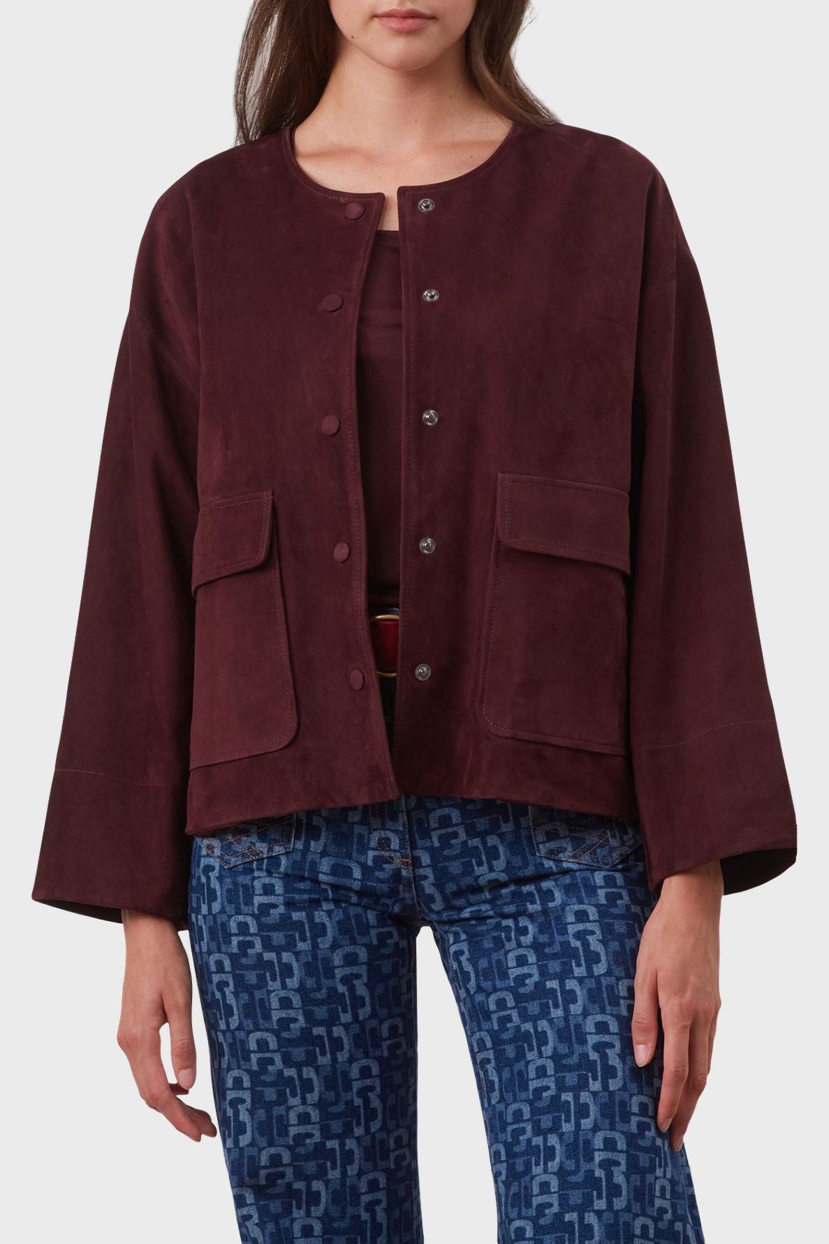 Veste paletot en daim - NAO