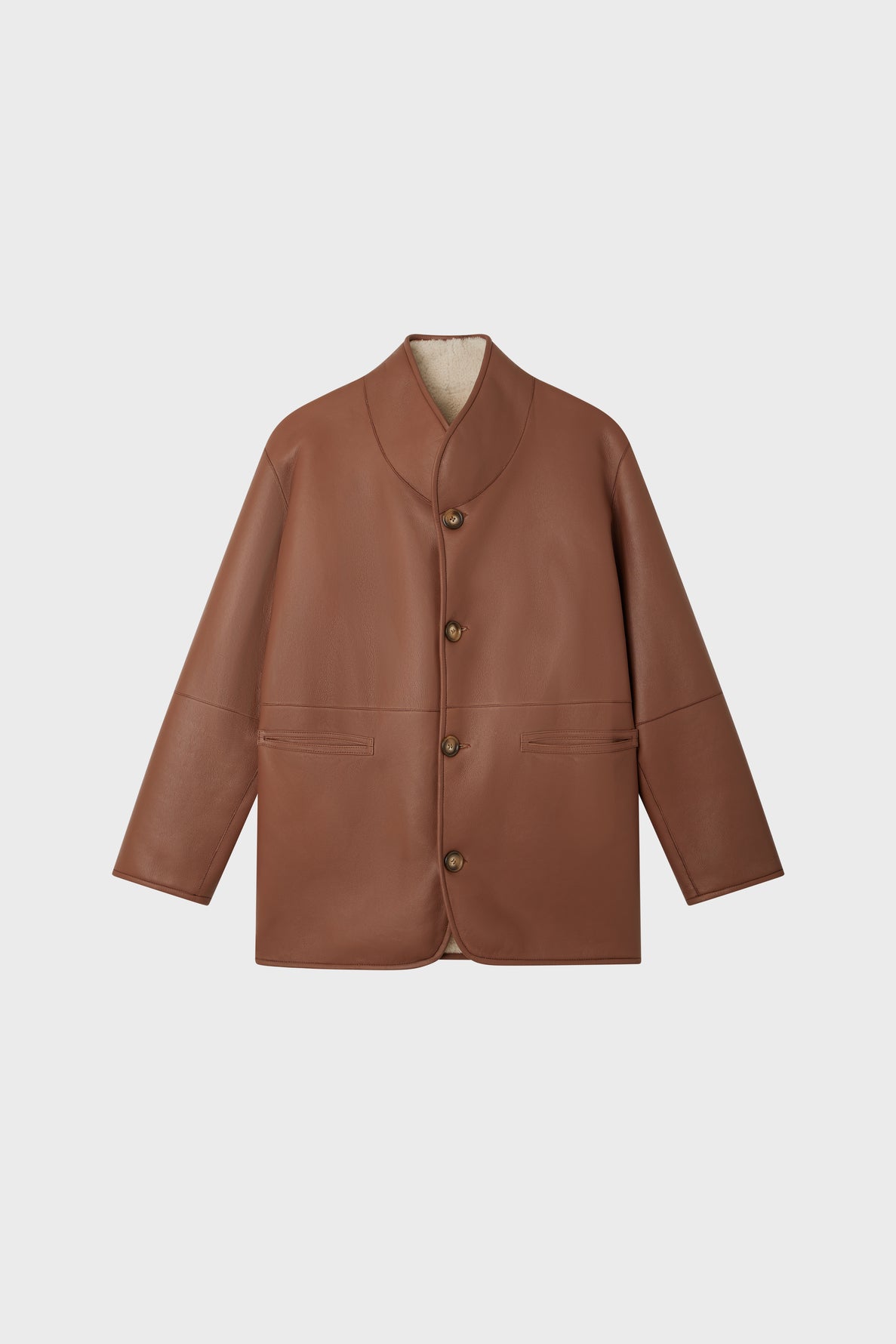 Manteau réversible en peau lainée - NAIA