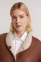 Manteau réversible en peau lainée - NAIA